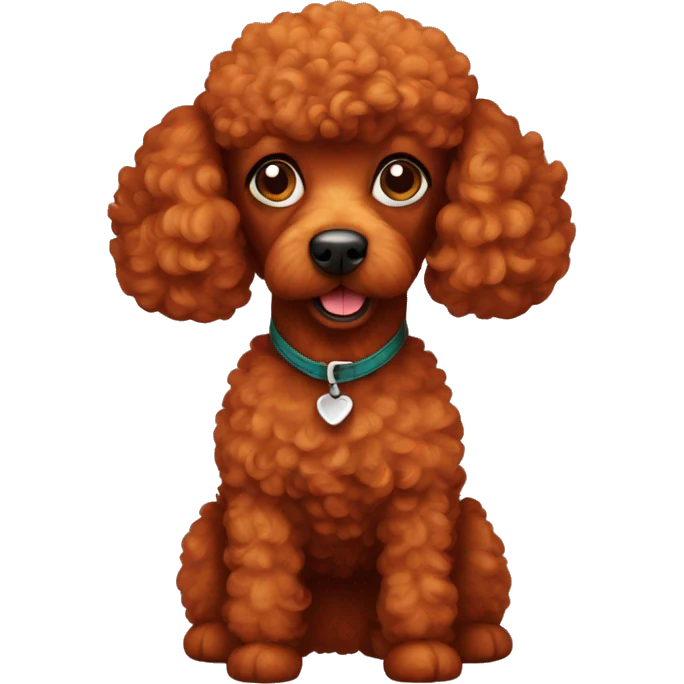 red poodle emoji