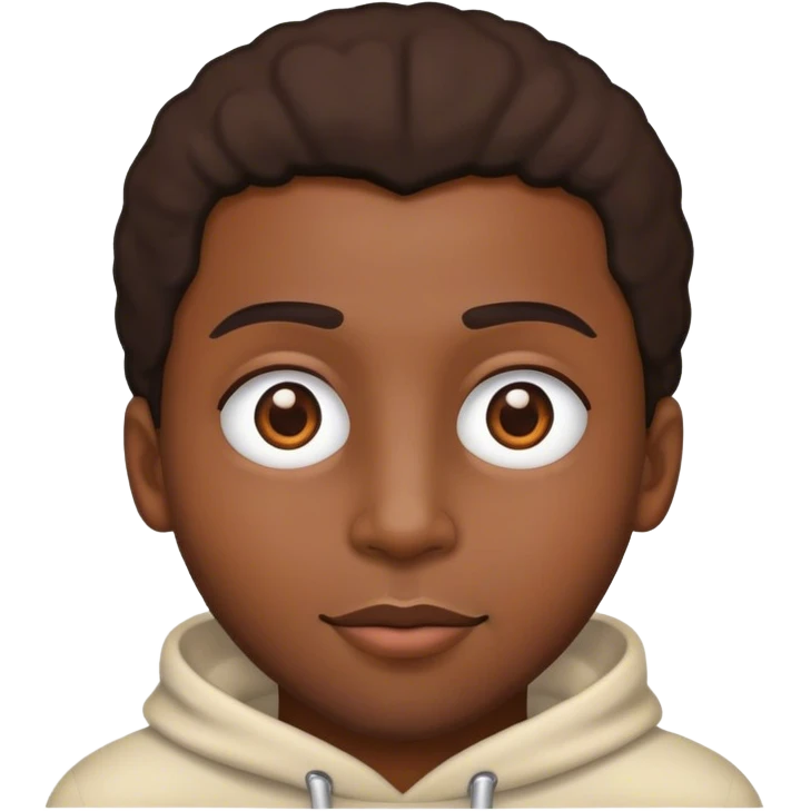 Black man with heart eyes emoji