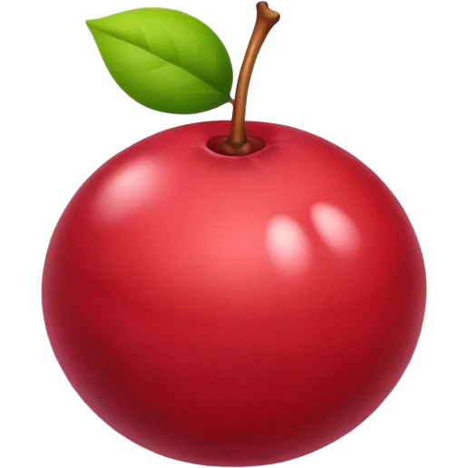 Cranberry  emoji