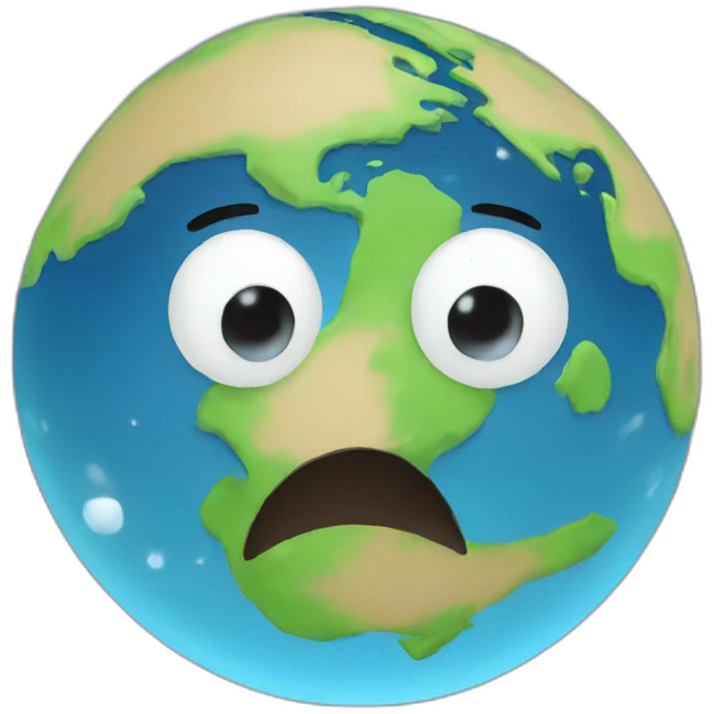 Flat earth emoji