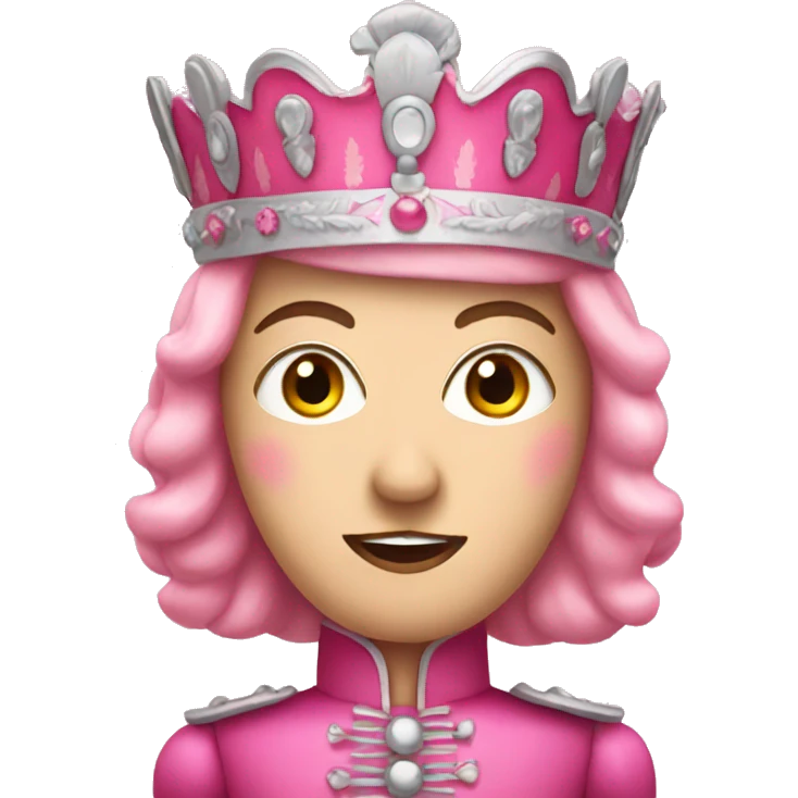 Pink nutcracker  emoji