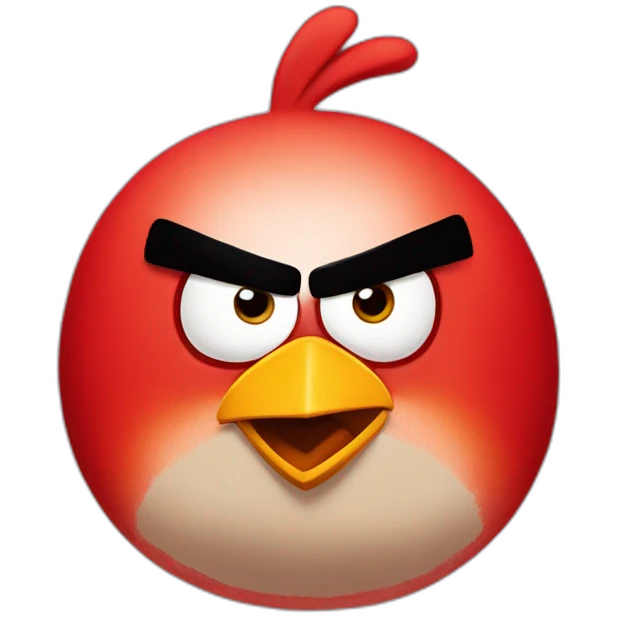 angry birds red emoji