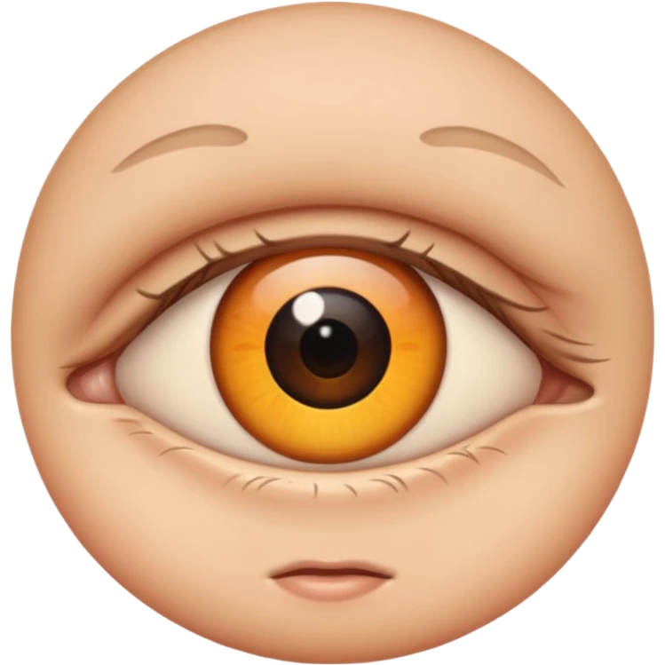 one eye emoji