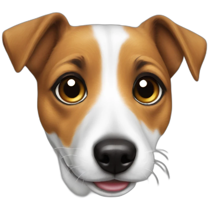 ball in mouth jack russell dog emoji