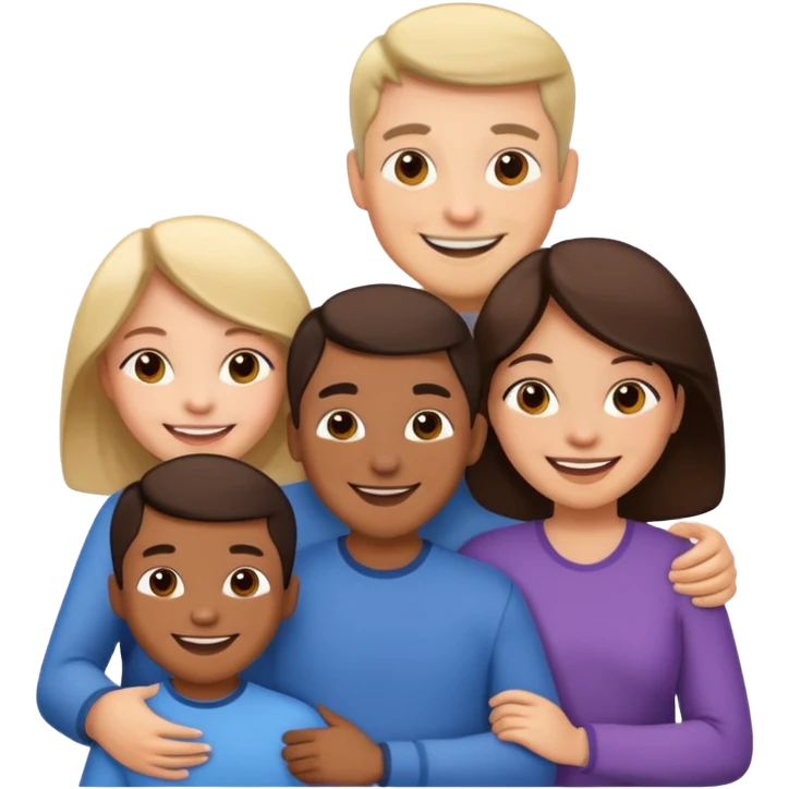 Happy family emoji
