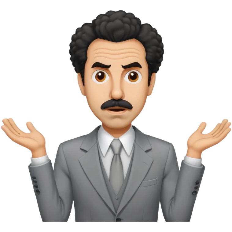 Borat causing chaos emoji
