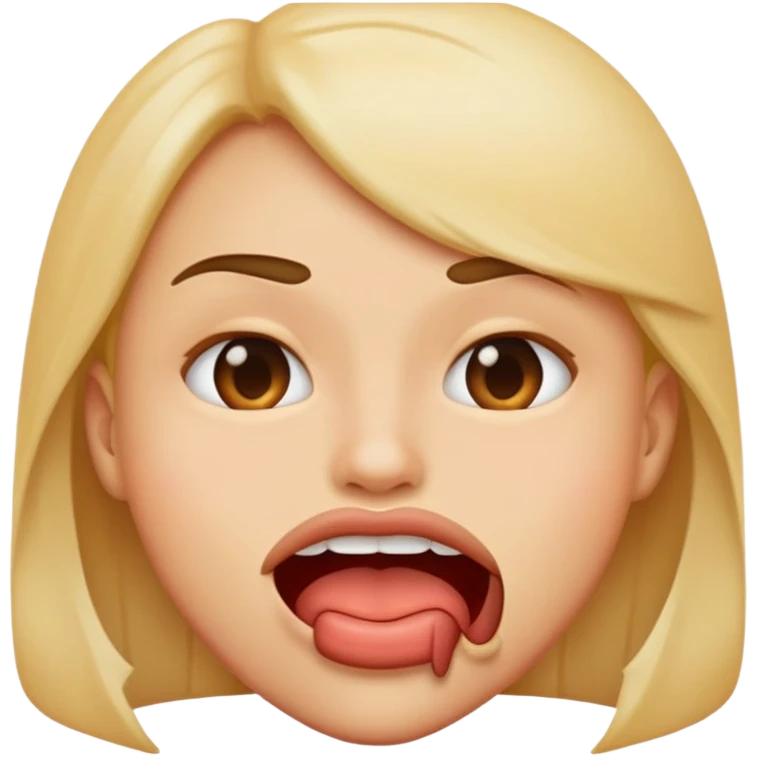 😩 this emoji but bites his lips emoji