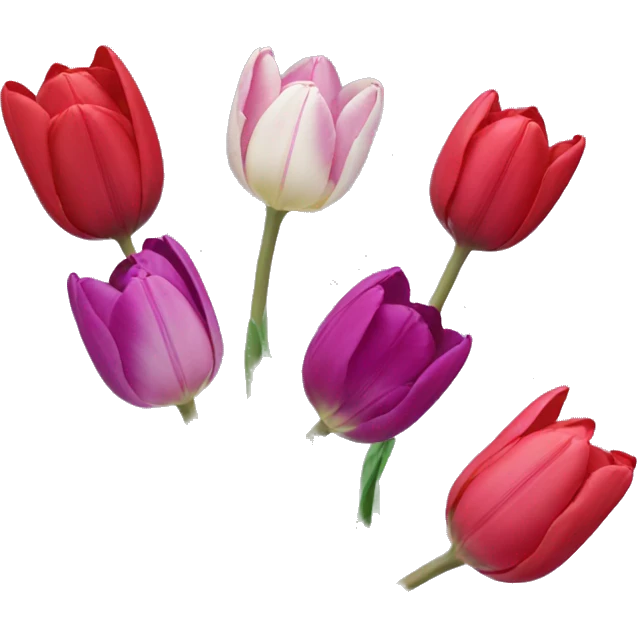 tulips emoji