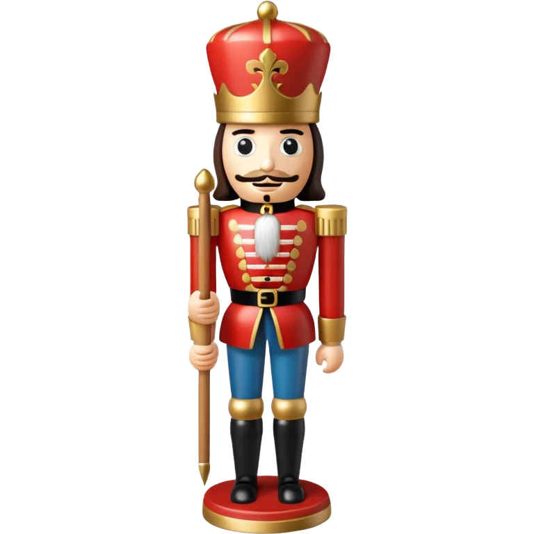 Aesthetic Christmas nutcracker emoji