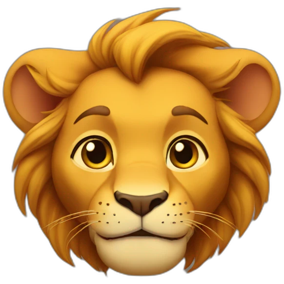 Simba emoji