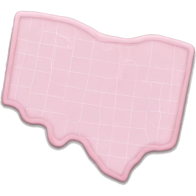 Light pink map  emoji