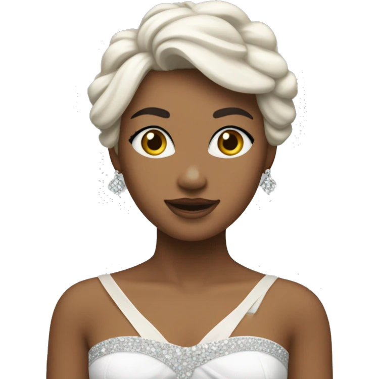 Danseuse étoile a la peau blanche emoji