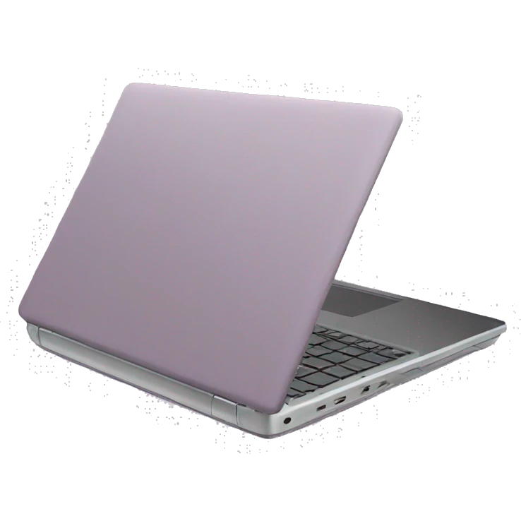 mauve laptop emoji