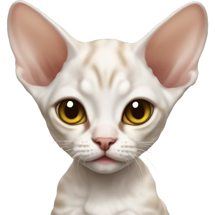 Devon rex kitten emoji