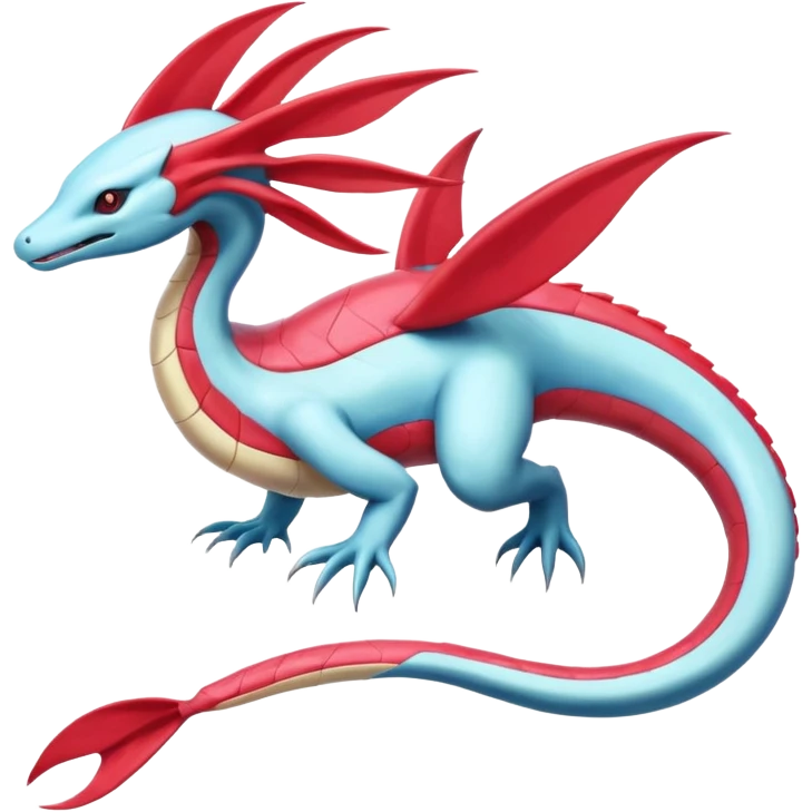 Milotic-Inteleon-Heliolisk-Helioptile-Salamence-Salandit-Latias-Fakémon-creature-hybrid emoji