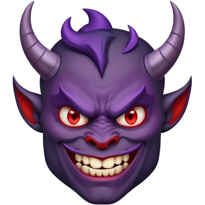 purple devil emoji