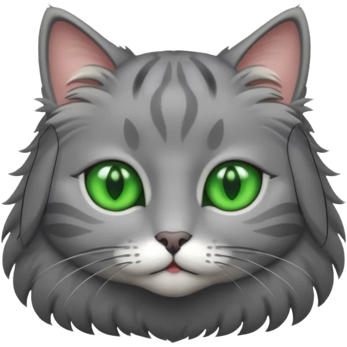 grey Cat  emoji