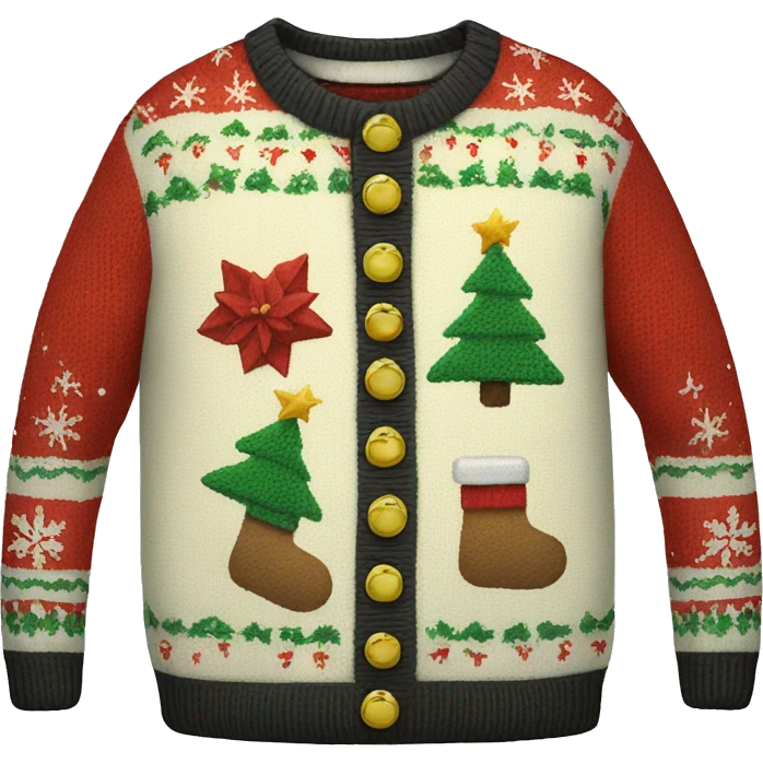 Christmas sweater emoji
