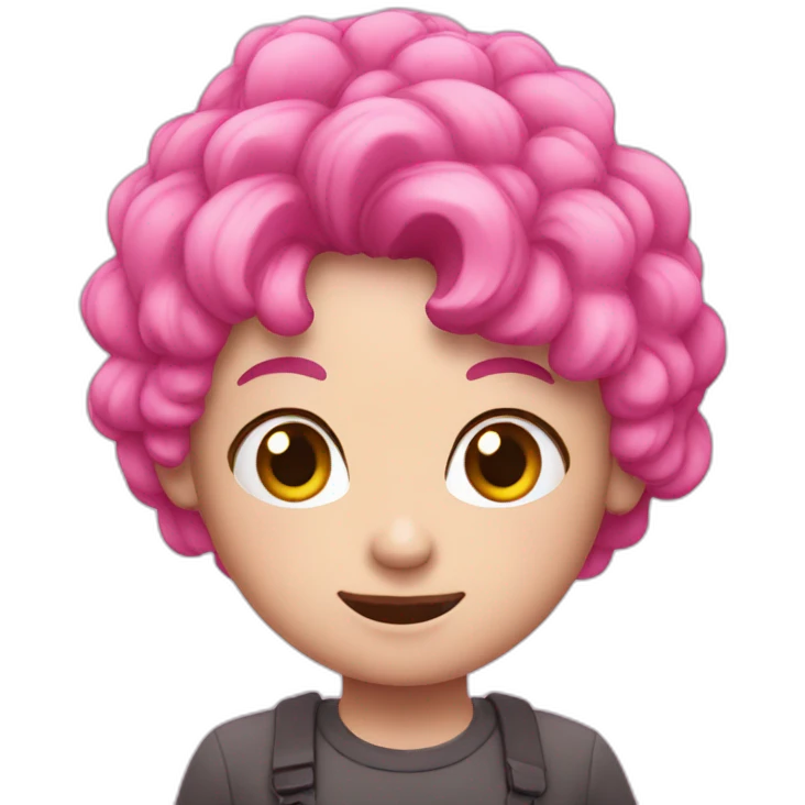 Pinkes lachenden emotji emoji