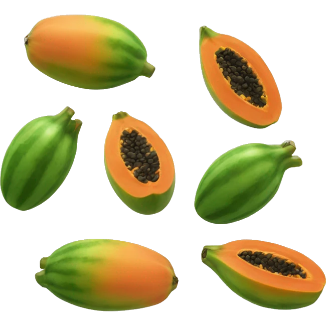 papaya emoji
