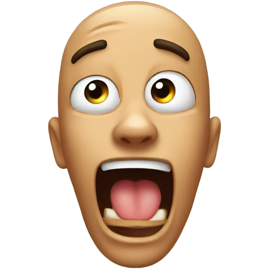 Wake up yawning  emoji