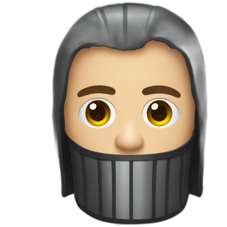 Dark vador buvant une bière  emoji