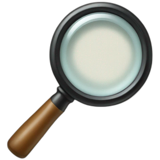 cloth magnifying glass emoji