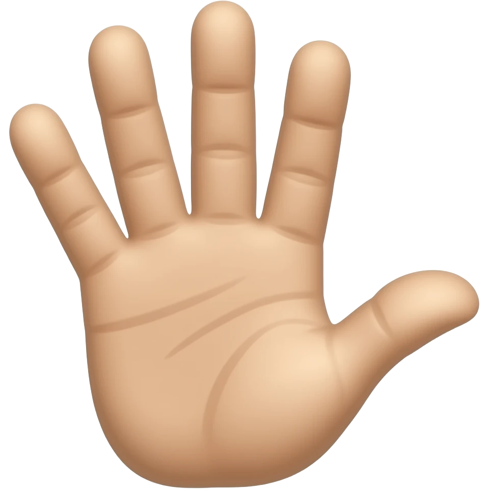 Monkey hand emoji