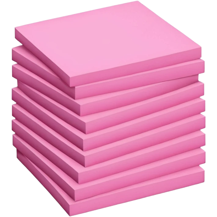 pink sticky notes emoji
