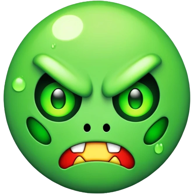 Pixel art toxic emoji emoji