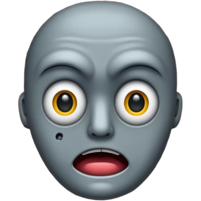 Hotel avec un visage (yeux et bouche)de fou emoji