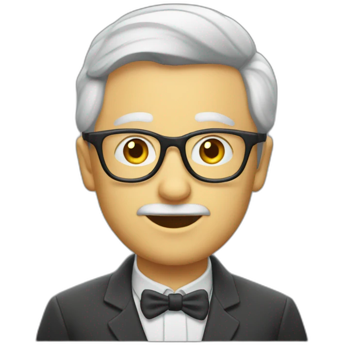 oskar wolny nerd emoji