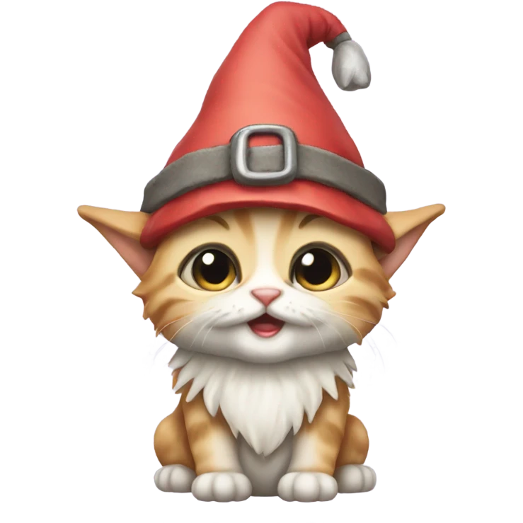 Gnome kitten emoji