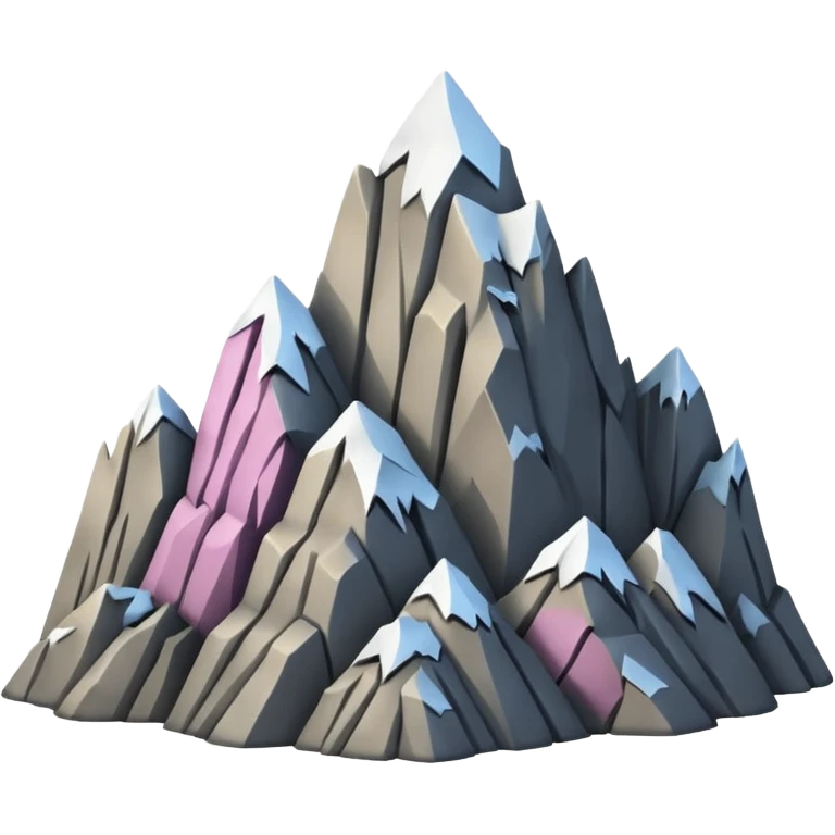 Rocky Mountain, grey emoji