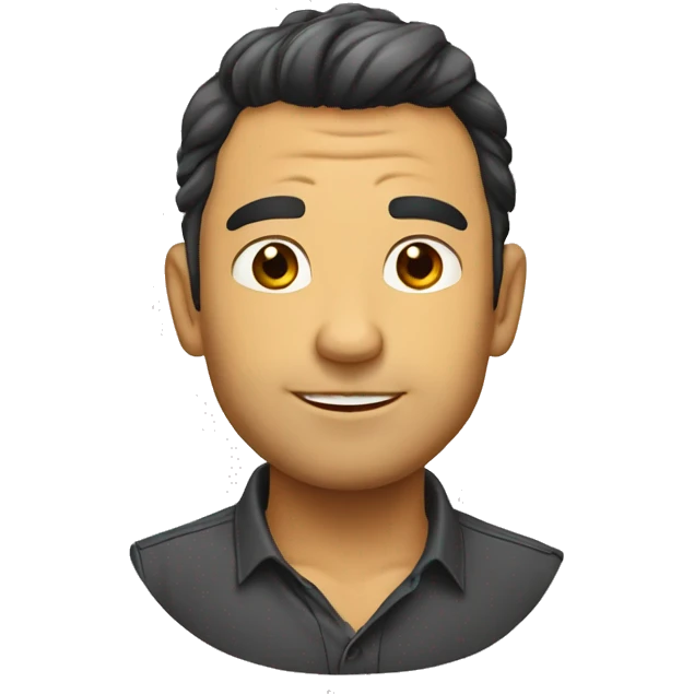  chico con pelo lasio trigueño emmo emoji