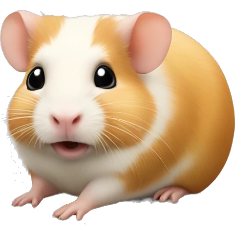 hamster sur un cochon d’Inde emoji