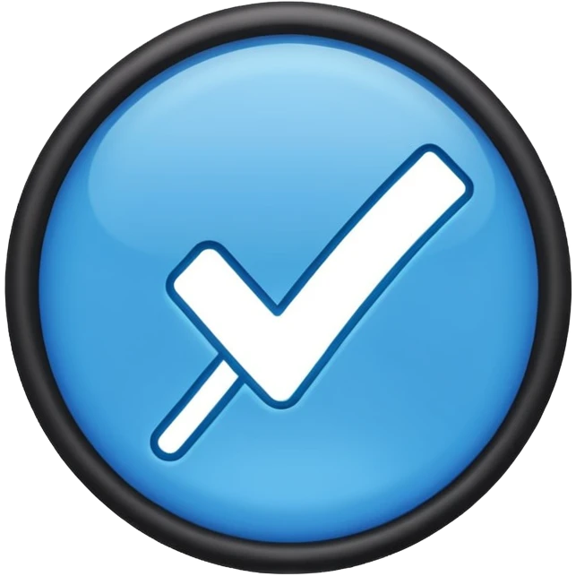 Want a blue verification tick emoji