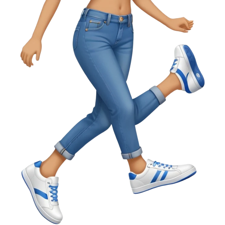 Kicking feet smiling emoji emoji