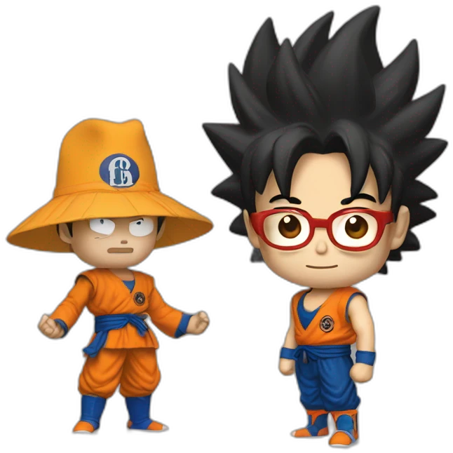 Goku vs John Lennon emoji