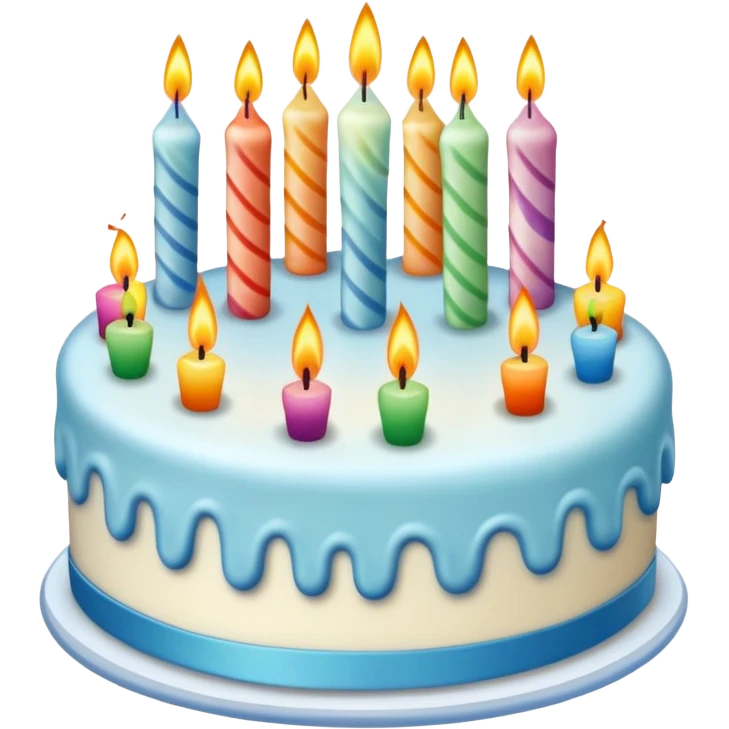 Birthday cake emoji