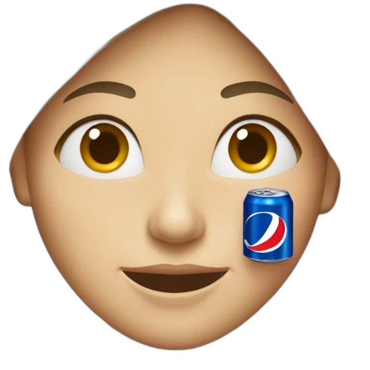 drinking pepsi zero emoji