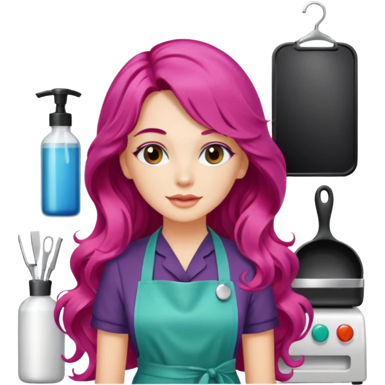 Beauty salon Alchemy that specialized on hair coloring  emoji