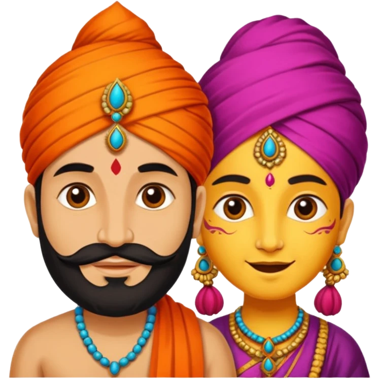 Vikram and betal cartoon emoji