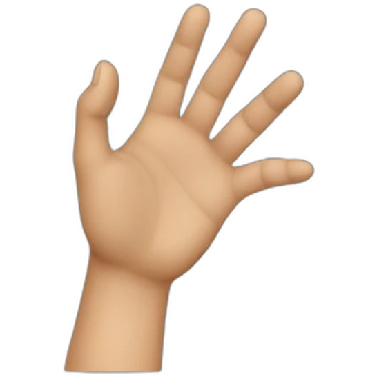 Albanian eagle hand  emoji