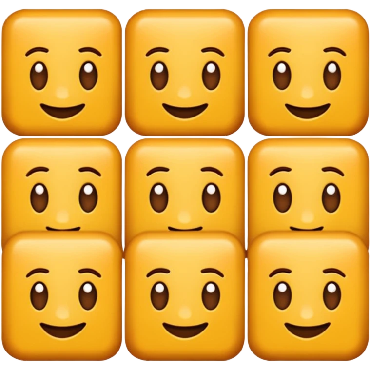 Crea una línea de cuadros como este "🟫" emoji