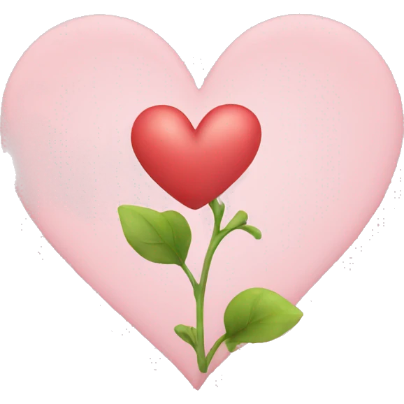 Flower heart shape  emoji