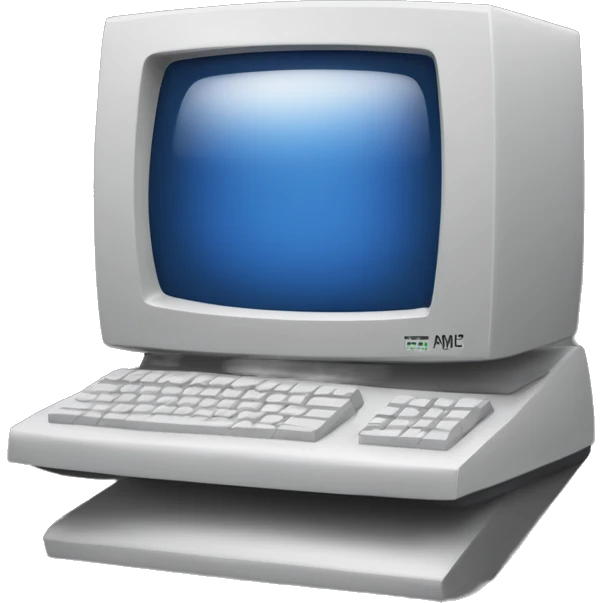 Make a futrerisic computer emoji