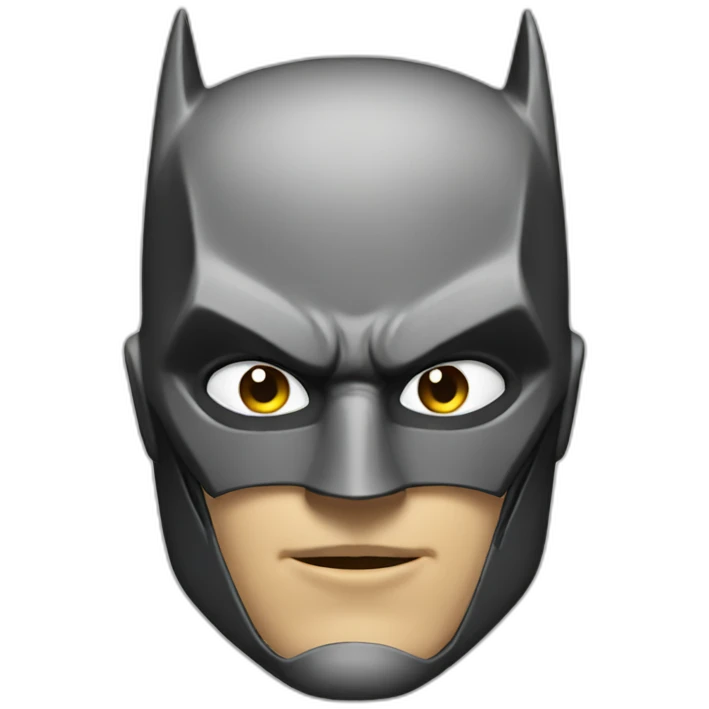 Batman blanc emoji