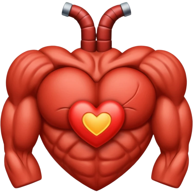 red beating heart emoji