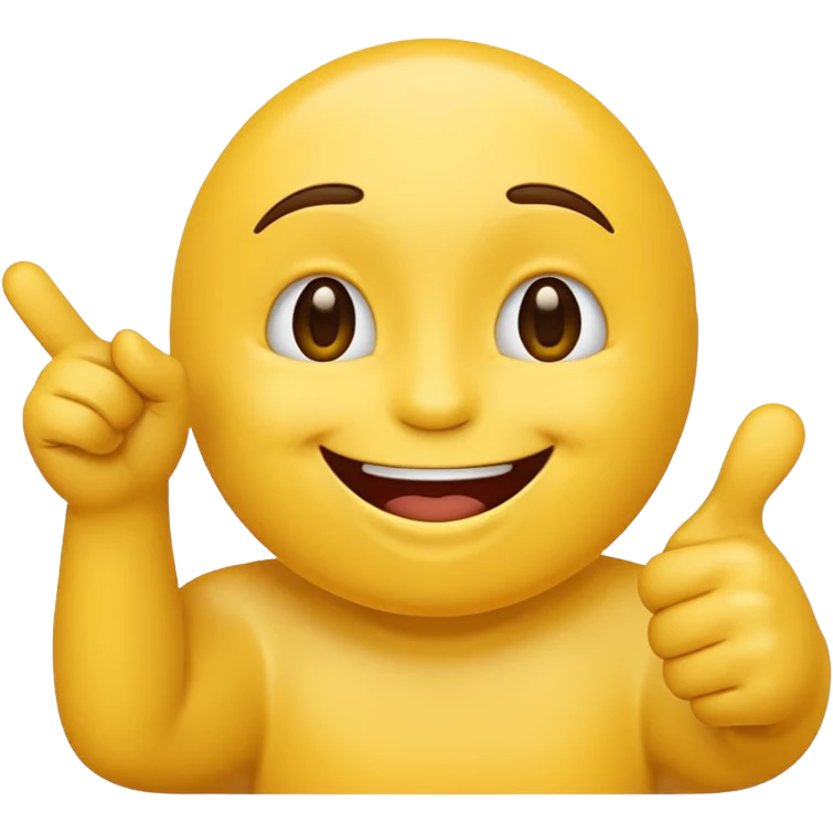 Yellow emoji holding laugh with one hand and pointing with the other  emoji